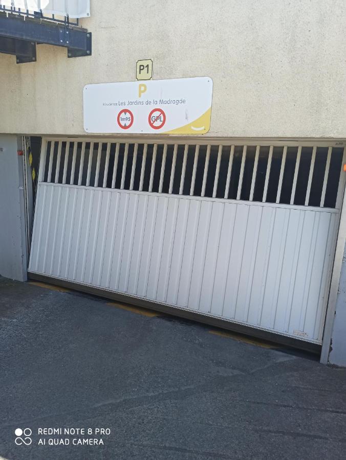Port Studio Piscine, Parking, Prive,Navette Aeroport Agde Exterior photo