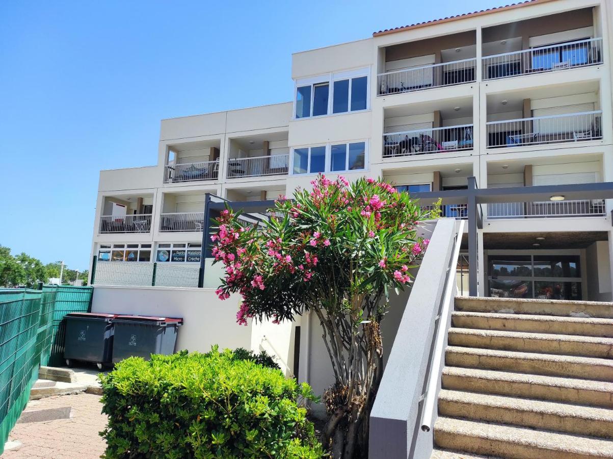 Port Studio Piscine, Parking, Prive,Navette Aeroport Agde Exterior photo